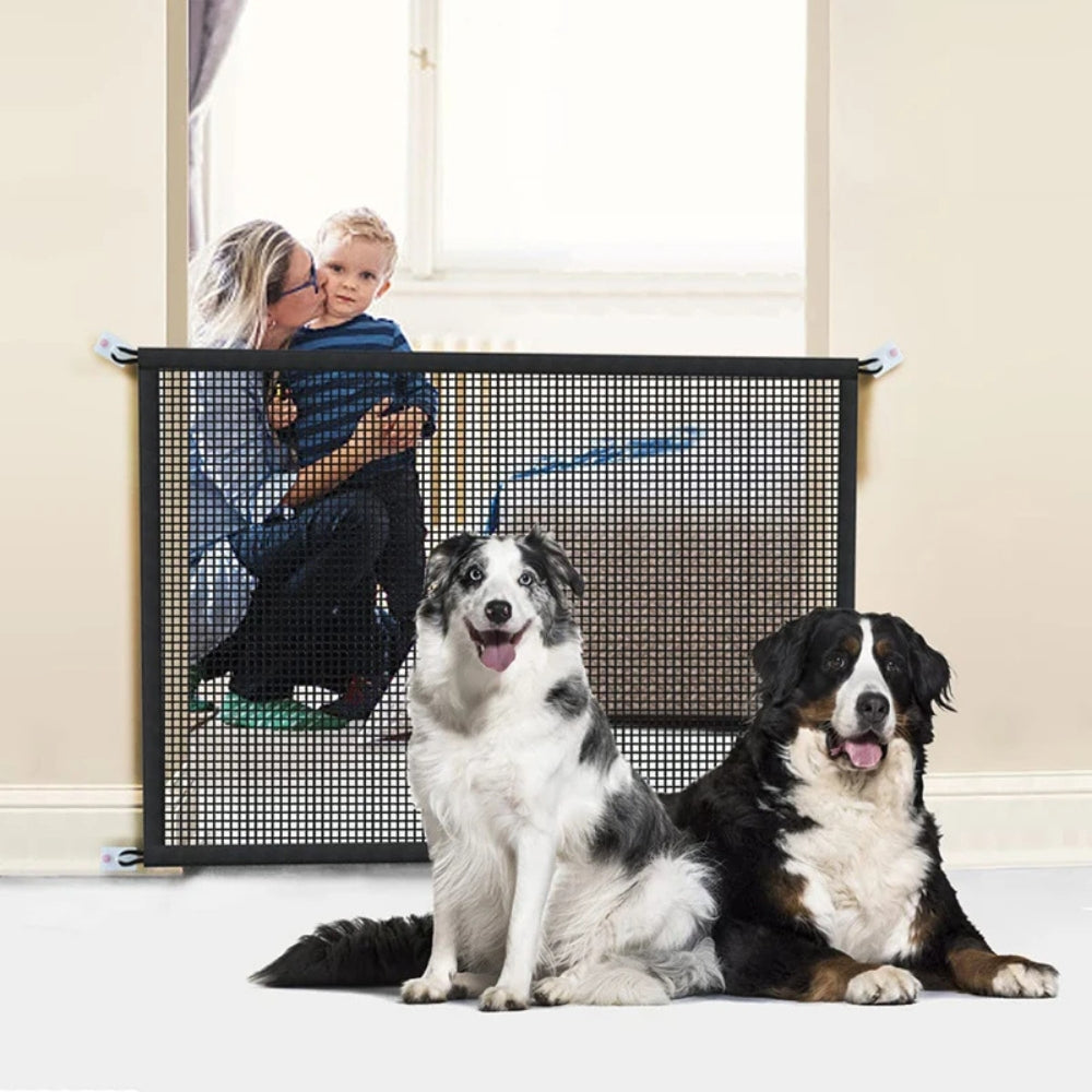 Pet Dog Barrier Fences Breathable Mesh Playpen For Dog Safety Fence