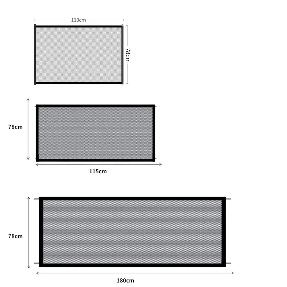 Pet Dog Barrier Fences Breathable Mesh Playpen For Dog Safety Fence